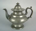Philadelphia pewter teapot ca 1840