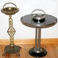 112544 ART DECO STYLE ASHTRAYS H CA 21 TO 26