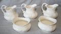 112539 LENOX CREAMERS  SUGAR BOWLS FIVE PIECES