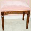 110548 BOUDOIR WALNUT BENCH H18 L20 D14
