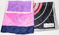 101655 LANVIN  YVES SAINT LAURENT SILK SCARVES