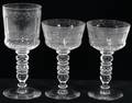 101653 CUT CRYSTAL GOBLET  CHAMPAGNES 20TH C