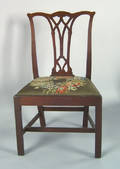 Delaware Valley Chippendale mahogany dining chair ca 1775