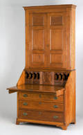 Pennsylvania Chippendale applewood secretary ca 1790
