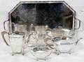 121036 ENGLISH STERLING SILVER TEA  COFFEE SET