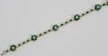 120039 4CT EMERALD  17CT DIAMOND BRACELET L7