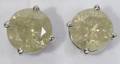 120031 14K GOLD  2CT CANARY YELLOW DIAMOND EARRINGS