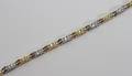 120051 35CT CHANNEL SET TWOTONE DIAMOND BRACELET