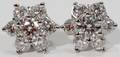 120045 25CT SNOWFLAKE DIAMOND EARRINGS DIA5