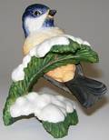 113465 HUTSCHENREUTHER GERMAN PORCELAIN BLUEBIRD H5