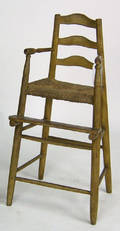 Painted windsor highchair