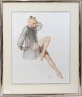 112038 ALBERTO VARGAS LITHOGRAPH SLEEPY TIME GAL
