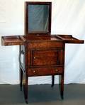 112059 REGENCY MAHOGANY COMMODE H33 W20 D19