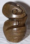 110034 NELSON RUMANO ABSTRACT STONE SCULPTURE H11