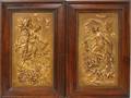 102023 AUSTRIAN COPPER RELIEF ALLEGORICAL PLAQUES