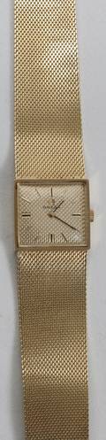 102058 OMEGA 14K GOLD MANS WRIST WATCH C1968