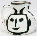 101005 PABLO PICASSO POTTERY PITCHER TETES 249