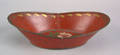 Red tole bread tray 19th c