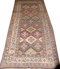 010081 PERSIAN WOOL RUG 87x43