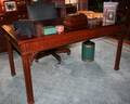 031069 CHIPPENDALE STYLE MAHOGANY WRITING DESK