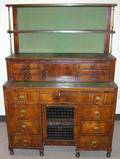031067 REGENCY STYLE MAHOGANY DESK C 1900 H 58