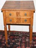 041070 AMERICAN MAPLE TWODRAWER STAND C 1840 H 28