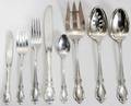031093 TOWLE LEGATA STERLING SILVER FLATWARE 42 PC