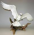 030068 BOEHM BISQUE FIGURE FAIRY TERN SIGNED