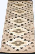 011177 AMERICAN INDIAN WOOL RUG NAVAJO 58x275