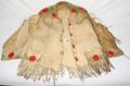 011126 AMERICAN INDIAN BEADED HIDE JACKET L28