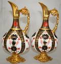 050069 ROYAL CROWN DERBY IMARIPAINTED EWERS H 10