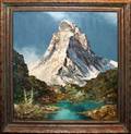 032101 UERPMANN OIL ON CANVAS CA 1950MATTERHORN