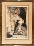 032093 LOUIS ICART ETCHING  DRYPOINT DON JUAN