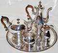 031108 ENGLISH SHEFFIELD PLATE COFFEE  TEA SET