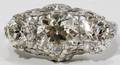 022067 PLATINUM ROUND DIAMOND RING 4 CT TOTAL