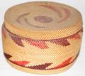 011193 AMERICAN INDIAN WOVEN BOX NORTHWEST COAST