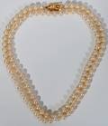 122066 MIKIMOTO PEARL NECKLACE GOLD CLASP C1970