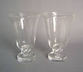 Pair of Steuben glass vases