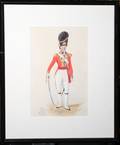 052094 R WYMER WATERCOLOR OFFICER GRENADIER COY