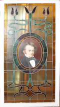 052083 STAINED GLASS WINDOW WPORTRAIT 1908 C 72
