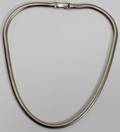 032129 14K WHITE GOLD FLEXIBLE NECKLACE 38 GRAMS