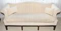 031161 CHIPPENDALE STYLE MAHOGANY FRAME SOFA C 1950