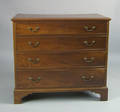 George III mahogany chest of drawers ca 1780