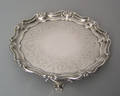 English silver salver 18421843