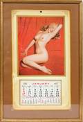 060133 MARILYN MONROE PIN UP CALENDAR GOLDEN DREAMS