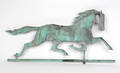 Large full bodied copper Dexter horse weathervane 19th c