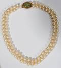 051166 MIKIMOTO PEARL DOUBLESTRAND NECKLACE WJADE