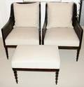 051153 CANED BACK AND SIDE ARMCHAIRS WOTTOMAN