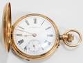 050142 HY MOSER  CE 14 KT YELLOW GOLD POCKET WATCH