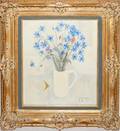 042093 JEANPIERRE ZINGG OIL FLORAL STILL LIFE